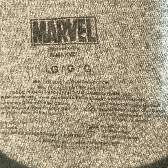 MARVEL Avengers Comic Book Gray Short Sleeve Tee Shirt - Picture 5 of 6